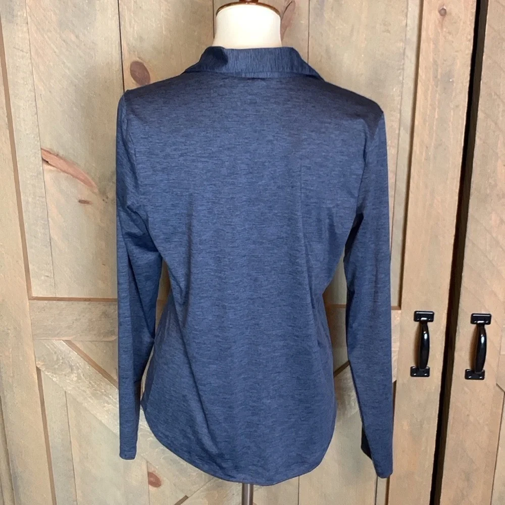 Lady Hagen gray long sleeve golf shirt Size Medium - Picture 3 of 9